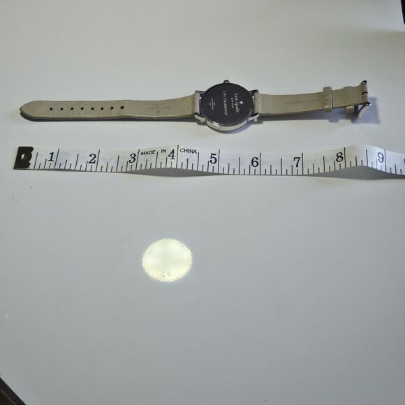 *Sale* Kate Spade 1YRU0784 Silver Dial Leather Strap Watch Needs New Battery main image 9